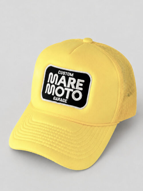 Custom Garage Trucker Hat Yellow
